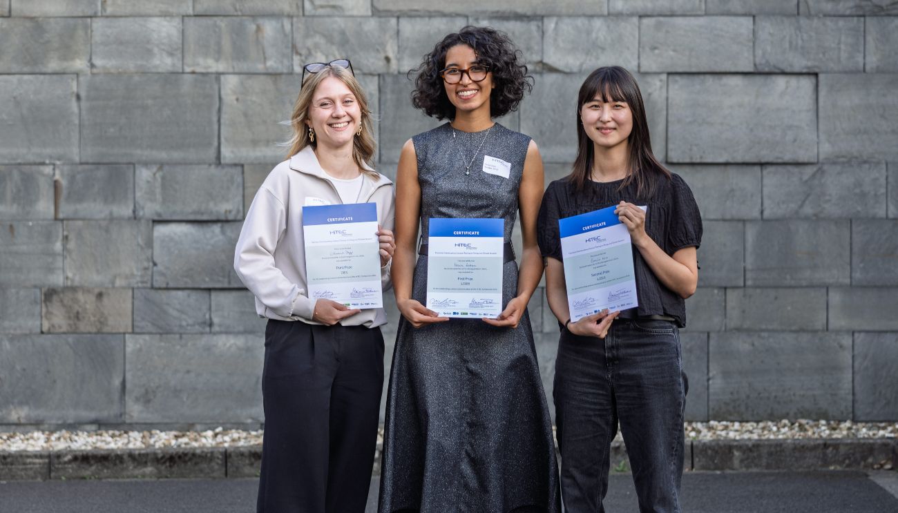 left to right: Clémence Depp, Hania Azzam, Eunchi Kim